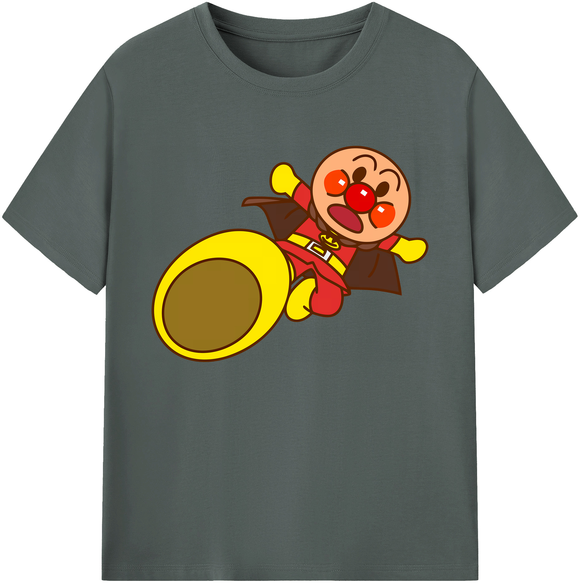（画像用） アンパンマン Anpanman 綿100％ メンズ半袖Tシャツ｜肌触りやわらか＆通気性